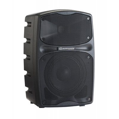 Audiophony - RACER80/F5 - 80 W RMS 6.5" battery-powered portable loudspeaker, USB / SD / BT 5.0 drive + talkover + effects, supplied with 1 UHF F5 receiver