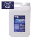 EGO Technologies - Universal dense fluid for smoke machines, slow dispersion, high density, delivered on a pallet containing 128 cans of 5 L each
