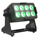 EGO Professional - Kit 4 x battery powered IP65 spotlight - floodlight, 8 x 10 W RGBW 4-in-1 LEDs + flight case