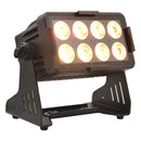 EGO Professional - Kit 4 x battery powered IP65 spotlight - floodlight, 8 x 10 W RGBW 4-in-1 LEDs + flight case