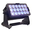 EGO Professional - Kit 4 x battery powered IP65 spotlight - floodlight, 18 x 10 W RGBW 4-in-1 LEDs + flight case