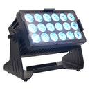 EGO Professional - Kit 4 x battery powered IP65 spotlight - floodlight, 18 x 10 W RGBW 4-in-1 LEDs + flight case