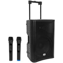 Mac Mah - Mobile Pro 12 - 500 W battery powered portable PA system, 12" LF + 3.2" HF, Bluetooth, USB key reader