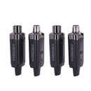 PLUG 200 UHF - Set of 2 UHF transceiver (trasmitter & receiver),  internal rechargeable battery, XLR connector on both sides, 50 m range