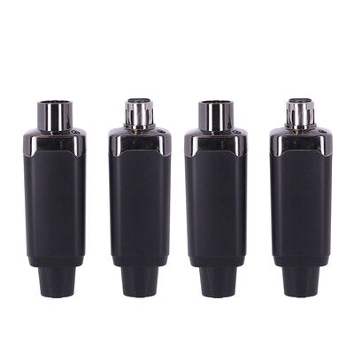 PLUG 200 UHF - Set of 2 UHF transceiver (trasmitter & receiver),  internal rechargeable battery, XLR connector on both sides, 50 m range