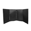 DJ PANEL 120 BL - Black DJ panel kit + 2 Lycras + cover, black
