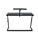 DJ TABLE 130 - DJ table, 130 x 45 x 65 - 90 cm,  ideal for 2 CDJ 3000 players / turntable + 1 mixer