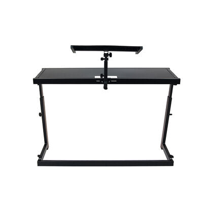 DJ TABLE 130 - DJ table, 130 x 45 x 65 - 90 cm,  ideal for 2 CDJ 3000 players / turntable + 1 mixer