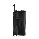 BE 9700 PT V2 - 200 W + 120 W portable PA system with MP3 / SD / USB / DIVX / Bluetooth / CD player + 2 UHF handheld & headworn microphones, battery powered