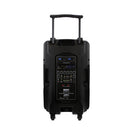 BE 9700 PT V2 - 200 W + 120 W portable PA system with MP3 / SD / USB / DIVX / Bluetooth / CD player + 2 UHF handheld & headworn microphones, battery powered