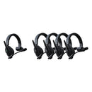 ACCSOON - CoMo (1H4R) - Host headset + 4  remote headsets of the CoMo wireless Intercom system, 1.9 GHz full-duplex, 400 m range