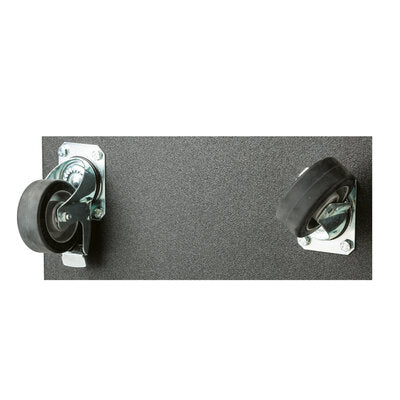 Harmonic Design - Silent wheel set for hd Sub-Series, 4 x 100 mm wheels, 1 with brake
