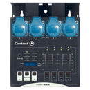 Contest - Compact 4 channel DMX and analog power block 4 x 5 A with faders
