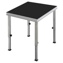 PLTS-1x1  - 1 m x 1 m antislip 750 kg/m² platform - black Delivered without feet