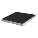PLTS-1x1  - 1 m x 1 m antislip 750 kg/m² platform - black Delivered without feet