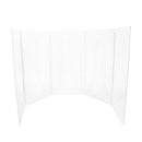 DRUMS SHIELD 5-120 - Plexi battery pack, acrylic screen made up of 5 panels designed for acoustic drums