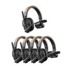 ACCSOON - CoMo SE (1H4R) - Host headset + 4  remote headsets of the CoMo SE wireless intercom system, 2.4 GHz full-duplex