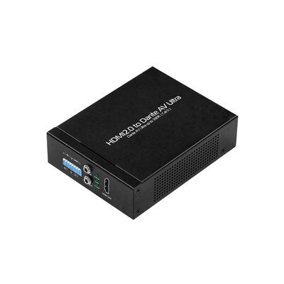 AVMaster-4KUltra-E - HDMI 2.0 to Dante AV encoder, 4K resolution, 8 ms latency, PoE