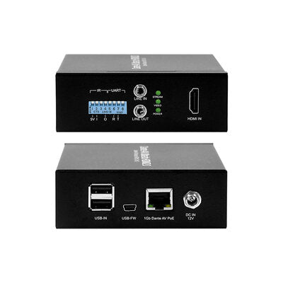 AVMaster-4KUltra-D - Dante AV to HDMI 2.0 decoder, 4K resolution, 8 ms latency, PoE