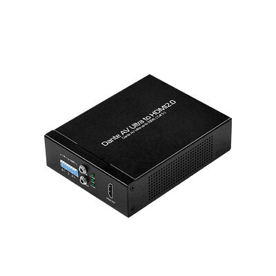 AVMaster-4KUltra-D - Dante AV to HDMI 2.0 decoder, 4K resolution, 8 ms latency, PoE