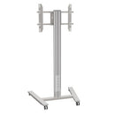 Multibrackets - M Public Display Stand 180 HD Single Silver mounting interface: 800 x 500 mm, 1800 mm height