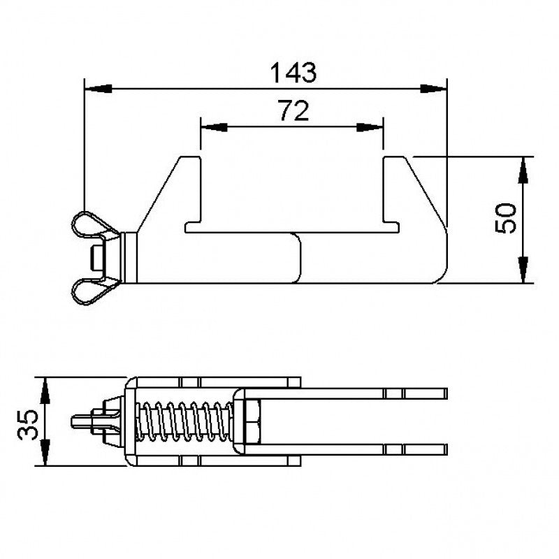 Contestage - PLTS-c1  - Stage clamp