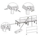 PLTS-h1x1  - 1 m stage handrail. Delivered with fixings