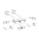 PLTS-2x0,5  - 2x0,5m antislip platform 750 kg/m<sup>2</sup> - black