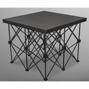 PLTL-1x1  - Mobile 1 m x 1 m stage platform 500 kg/m² - black. Delivered without feet