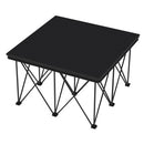 PLTL-1x1  - Mobile 1 m x 1 m stage platform 500 kg/m² - black. Delivered without feet