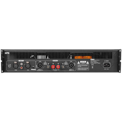 HPA - AM-1100 - 2 x 300 W RMS on 8 ohm PA power amplifier, Class-AB, stereo / bridge