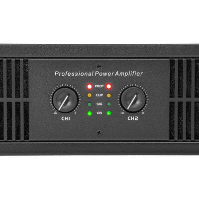 AM-1700 - 2 x 500 W RMS on 8 ohm PA power amplifier, Class-H, stereo / bridge