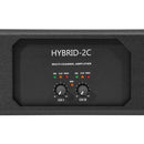 HYBRID-2C - 2 x 400 W RMS on 8 ohms hybrid Class-D power amplifier, low impedance and 100 V, parallel and bridge modes