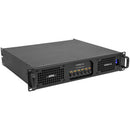 HYBRID-6C - 6 x 400 W RMS on 8 ohms hybrid Class-D power amplifier, low impedance and 100 V, parallel and bridge modes