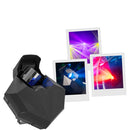 Retro-Roll - 80 W white LED light show with 7 colored Gobos, roller movements, Strobe