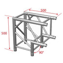 AGQUA-02  - Quatro angle - 50 cm 90° - 2 directions
