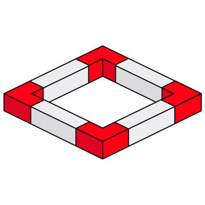 AGQUA-02  - Quatro angle - 50 cm 90° - 2 directions