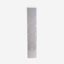 EXTLine134W - 130 W RMS IP56 column, 4 x 4″ LF + 1″ HF, 100 V / 8 ohm, aluminum cabinet, white
