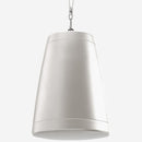 SHP880W - 80 W on 8 ohm 2-way pendant loudspeaker, 8″ + 1.1″ coaxial speakers, ABS cabinet, operates at 100 V or 8 ohms, white