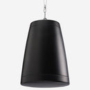 SHP880B - 80 W on 8 ohm 2-way pendant loudspeaker, 8″ + 1.1″ coaxial speakers, ABS cabinet, operates at 100 V or 8 ohms, black