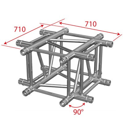 AGQUA-06  - Quatro angle - 90° -  4 directions