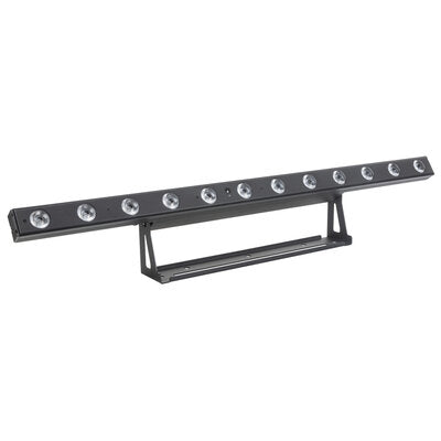PIXBAR 12TC - LED bar with 12 high-power RGB LEDs (3 W each), indoor use, DMX and wireless DMX, many different integrated automatic programs