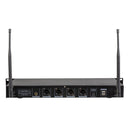 HF-PRO QUAD RECEIVER - 4-channel PLL / UHF wireless microphone receiver, 514 - 542 MHz, 4 x 100 frequencies available, dual LCD display