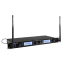 HF-PRO QUAD RECEIVER - 4-channel PLL / UHF wireless microphone receiver, 514 - 542 MHz, 4 x 100 frequencies available, dual LCD display
