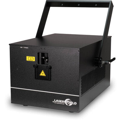 Laserworld - CS-24.000RGB ShowNET - 24,000 mW powerful semi-professional pure diode laser, ShowNET multi-control mainboard, DMX control, ILDA port 