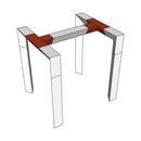 AG29-036  - Horizontal Tee - 290 mm - 3 directions