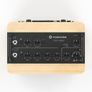 MUSICCUBE - 50 W mini multi-functional stereo PA loudspeaker, MIC and instrument inputs,  internal sound card, oak color