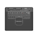 MUSICCUBE - 700 W max. all-in-one active professional loudspeaker, 5 input channels, 6 + 1 tweeters and 2 x 8" woofers,  180° horizontal dispersion, battery powered, black