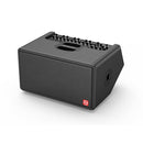 MUSICCUBE - 700 W max. all-in-one active professional loudspeaker, 5 input channels, 6 + 1 tweeters and 2 x 8" woofers,  180° horizontal dispersion, battery powered, black