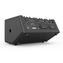 MUSICCUBE - 700 W max. all-in-one active professional loudspeaker, 5 input channels, 6 + 1 tweeters and 2 x 8" woofers,  180° horizontal dispersion, battery powered, black